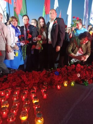 Митинг-реквием в мемориальном комплексе "Тростенец"