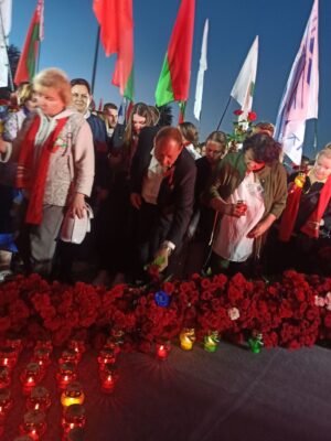 Митинг-реквием в мемориальном комплексе "Тростенец"