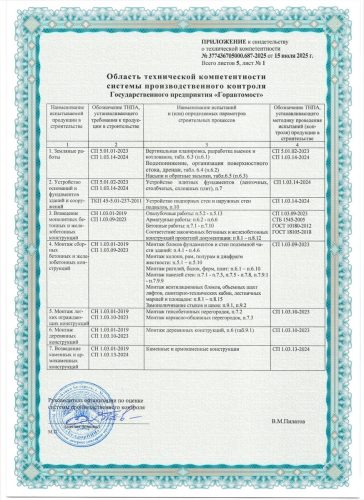 Свидетельство о технической компетентности