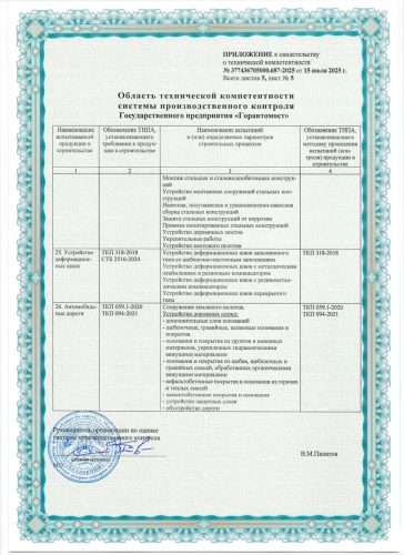 Свидетельство о технической компетентности